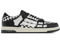 AMIRI Skel Top Low Checkered Black White