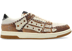 AMIRI Skel Top Low Stud Dark Brown - vue 360