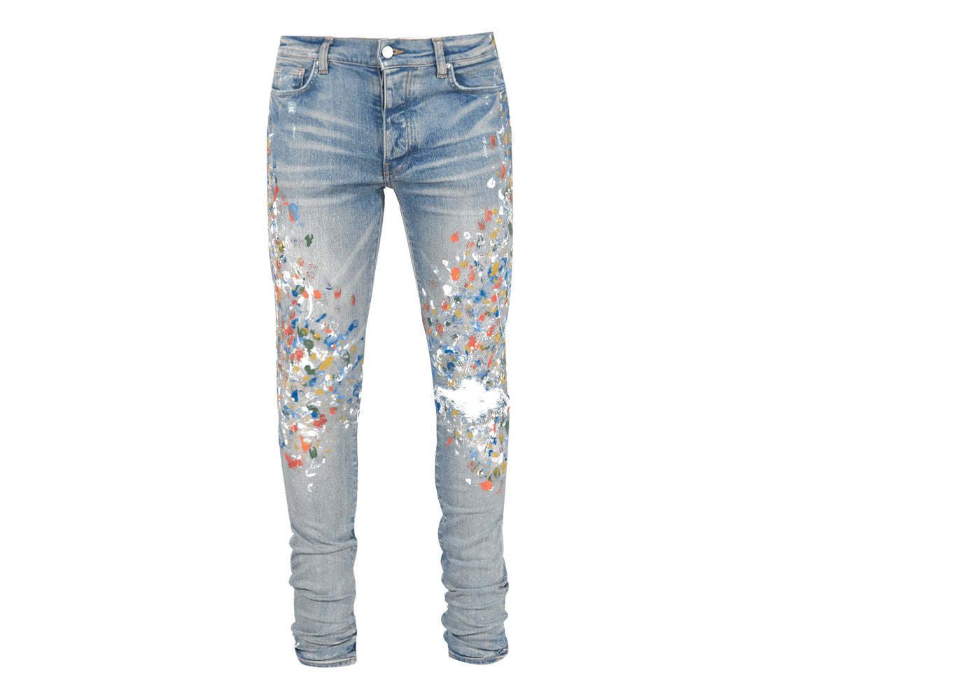 AMIRI Skinny Painter Jeans Indigo Blue - vue secondaire A