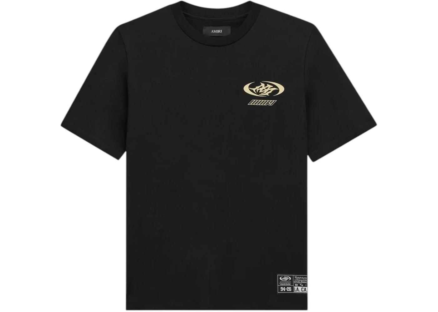 AMIRI Sporty LJ Regular T-shirt Black - vue secondaire A