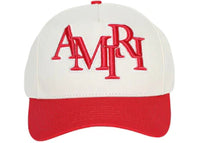 AMIRI Staggered Amiri Hat Alabaster/Red