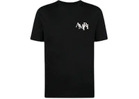 AMIRI Staggered Logo Tee Black