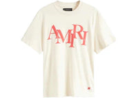 AMIRI Staggered Tee Birch White