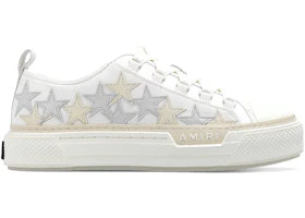 AMIRI Stars Court Low Biege Grey - vue 360