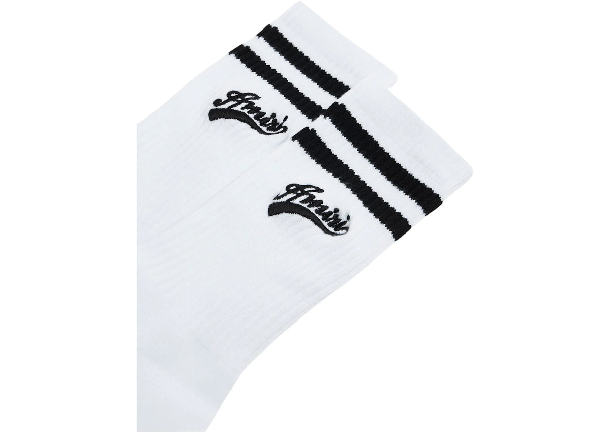 AMIRI Varsity Script Sock White - vue secondaire A