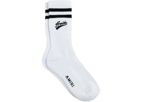 AMIRI Varsity Script Sock White