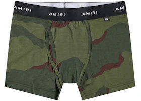 AMIRI Waistband Camo Boxers Orange / Black - vue 360