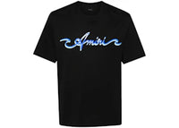AMIRI Wave Logo T-shirt Black/Blue
