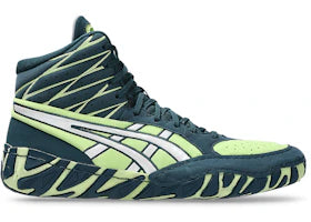 ASICS Aggressor 6 Tranquil Teal Lime Green - vue 360