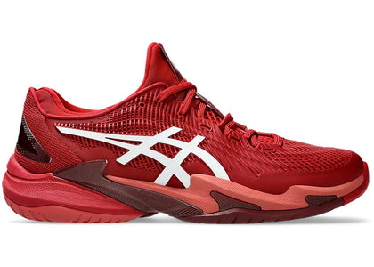ASICS Court FF 3 Novak Cranberry White - authentic ASICS sneakers