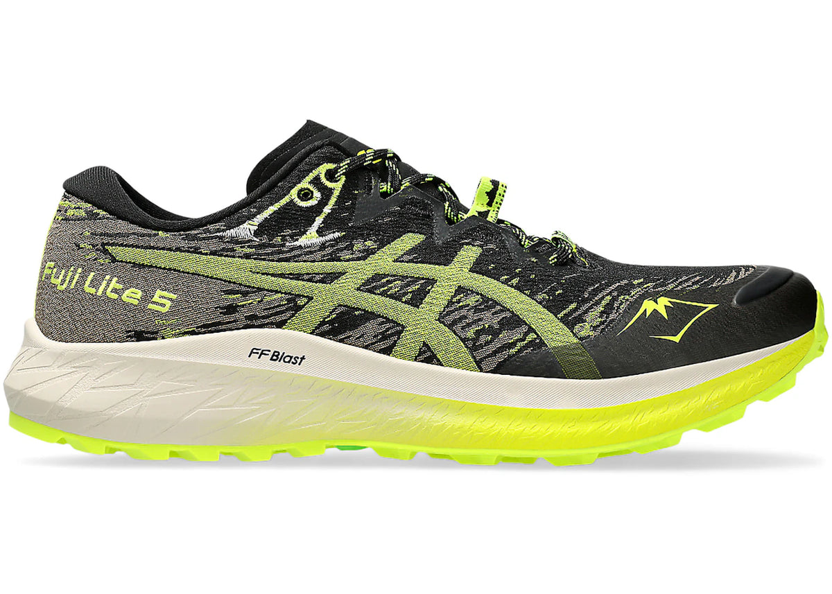 ASICS Fuji Lite 5 Black Safety Yellow - vue secondaire A