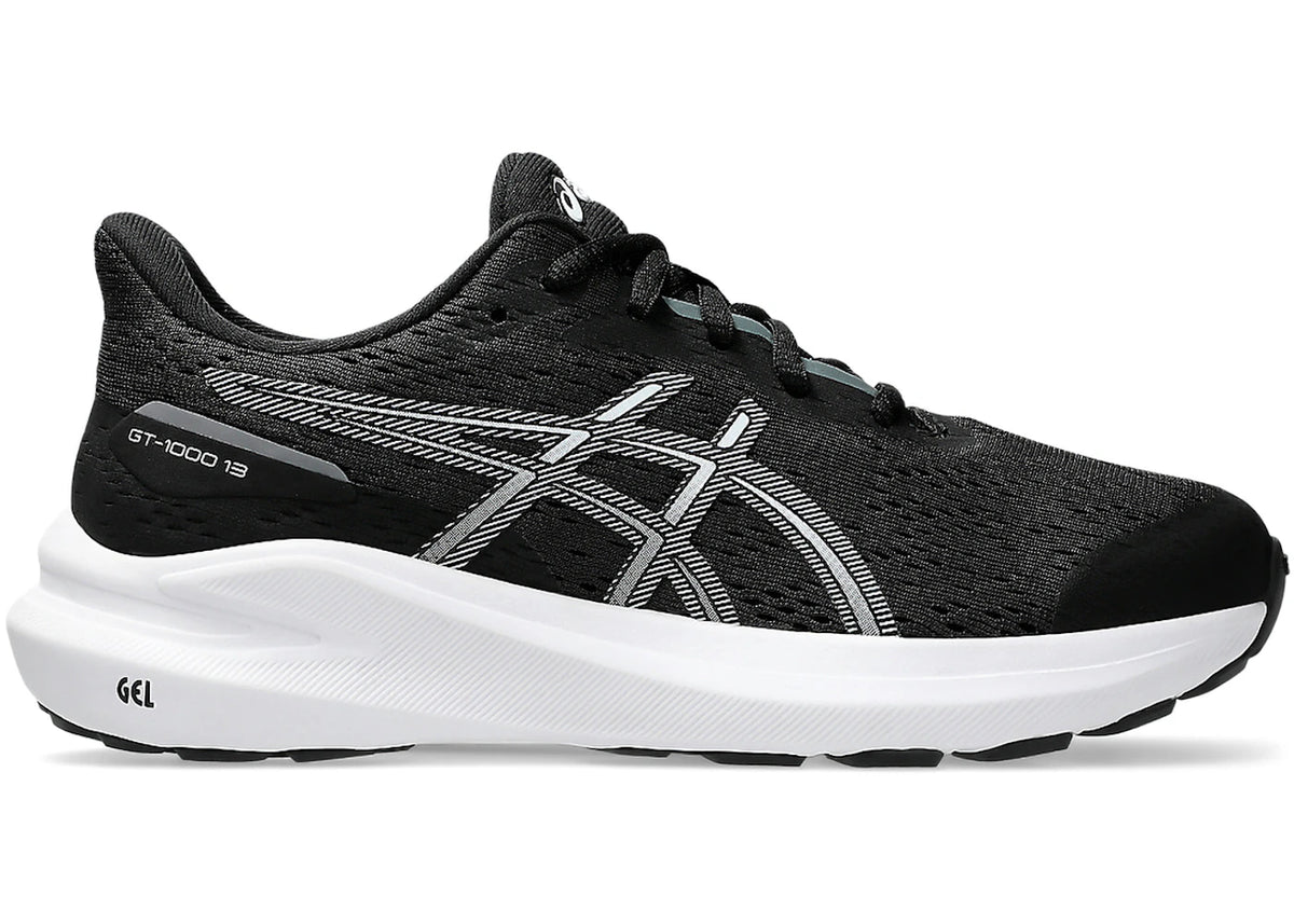 ASICS GT-1000 13 Black White (GS) - vue secondaire A