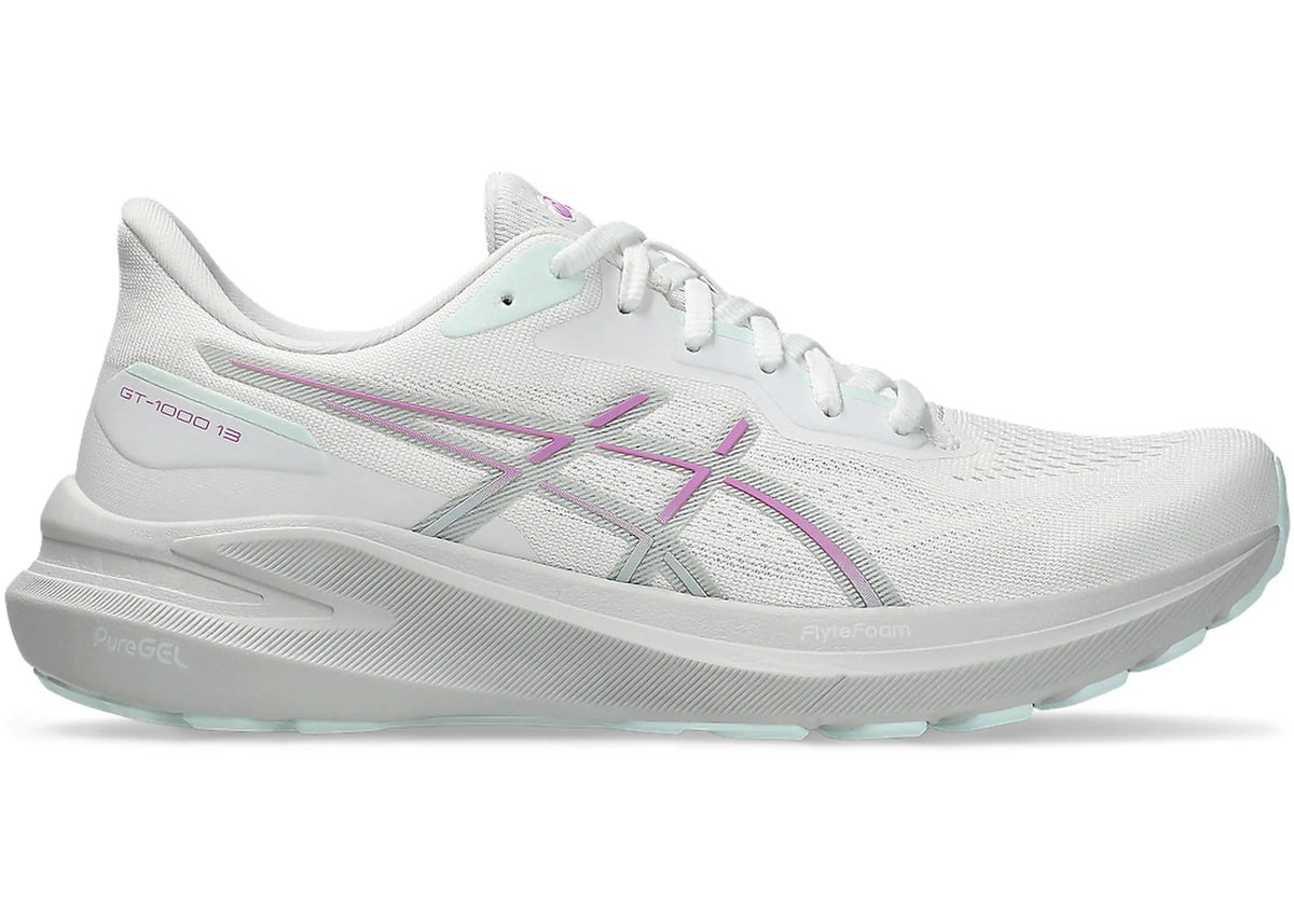 ASICS GT-1000 13 White Lavender Glow (Women's) - vue secondaire A