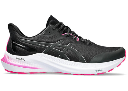 ASICS GT-2000 12 Lite-Show Black Pure Silver - authentic ASICS sneakers