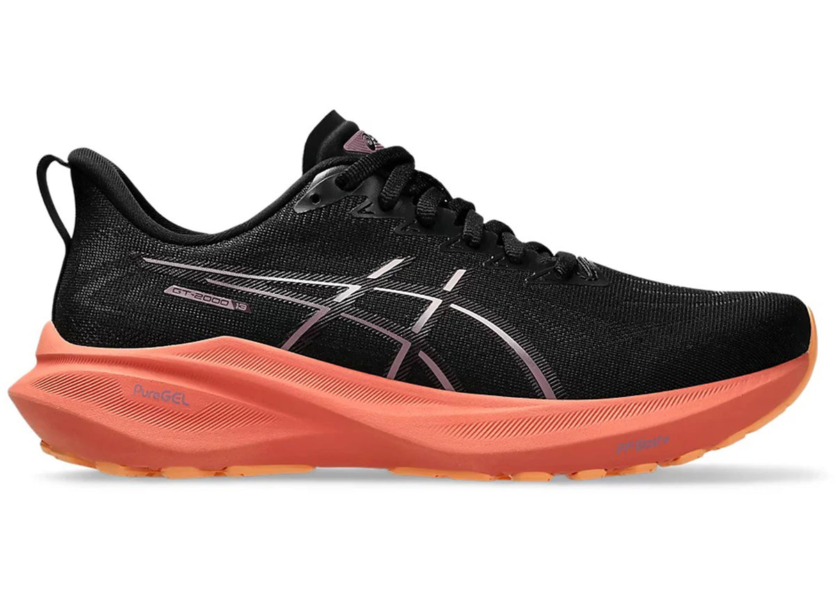 ASICS GT-2000 13 Black Dark Aubergine (Women's) - vue secondaire A