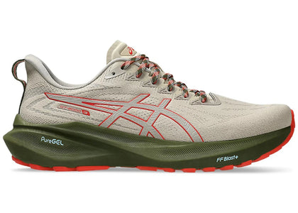 ASICS GT-2000 13 TR Nature Bathing Beige Red Snapper Green - authentic ASICS sneakers