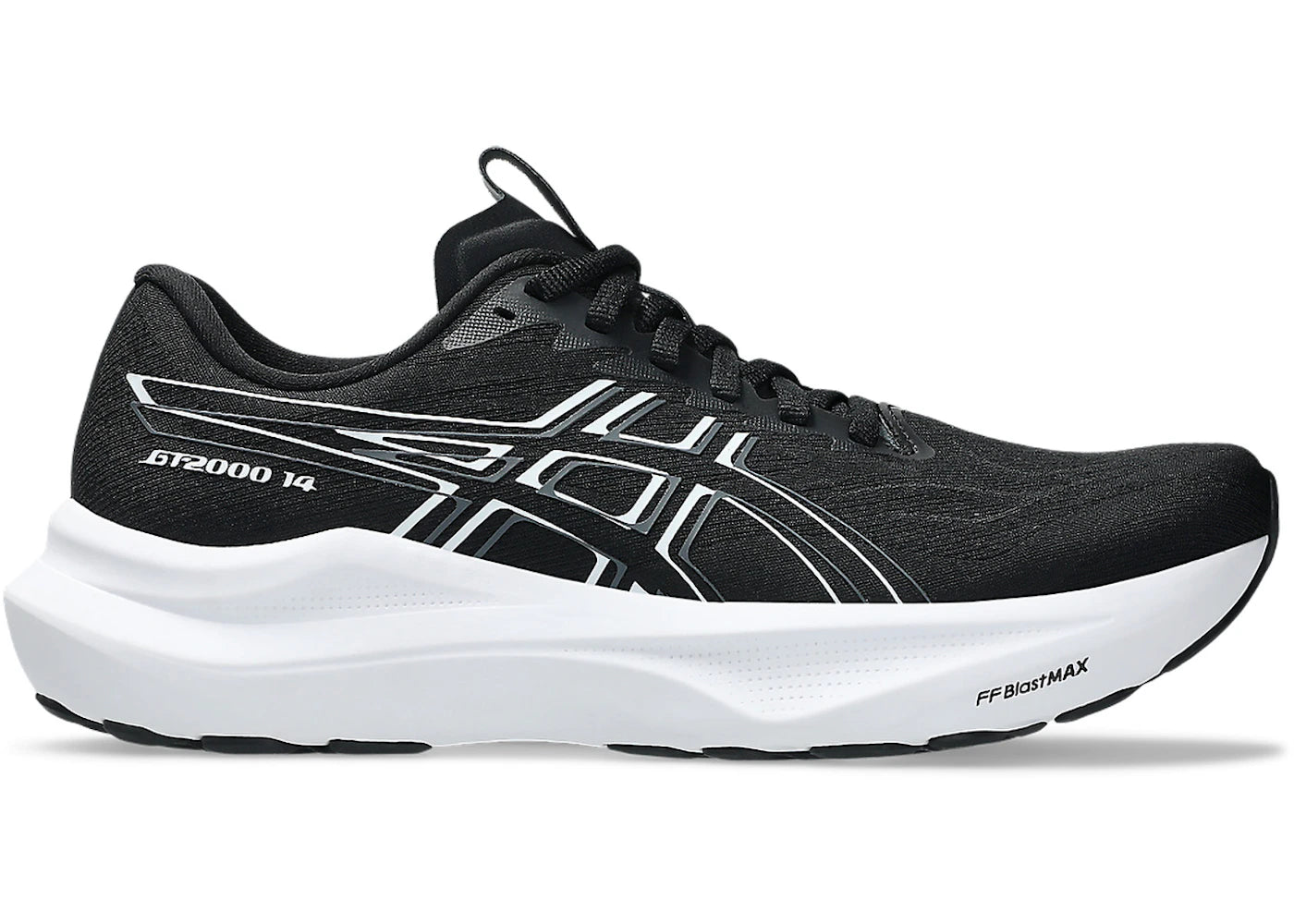 ASICS GT-2000 14 Black White (Women's) - vue 360