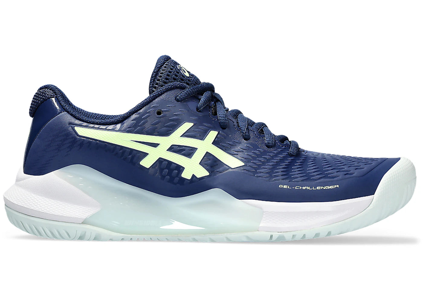 ASICS Gel-Challenger 14 Blue Expanse Illuminate Yellow (Women's) - vue 360