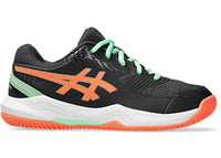 ASICS Gel-Dedicate 8 Padel Black Vivid Coral (GS)