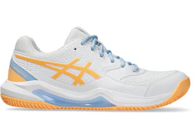 ASICS Gel-Dedicate 8 Padel White Orange Glow (Women's) - vue 360