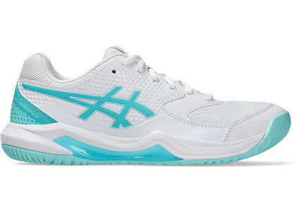 ASICS Gel-Dedicate 8 Pickleball White Energy Aqua (Women's) - sneakers view 2