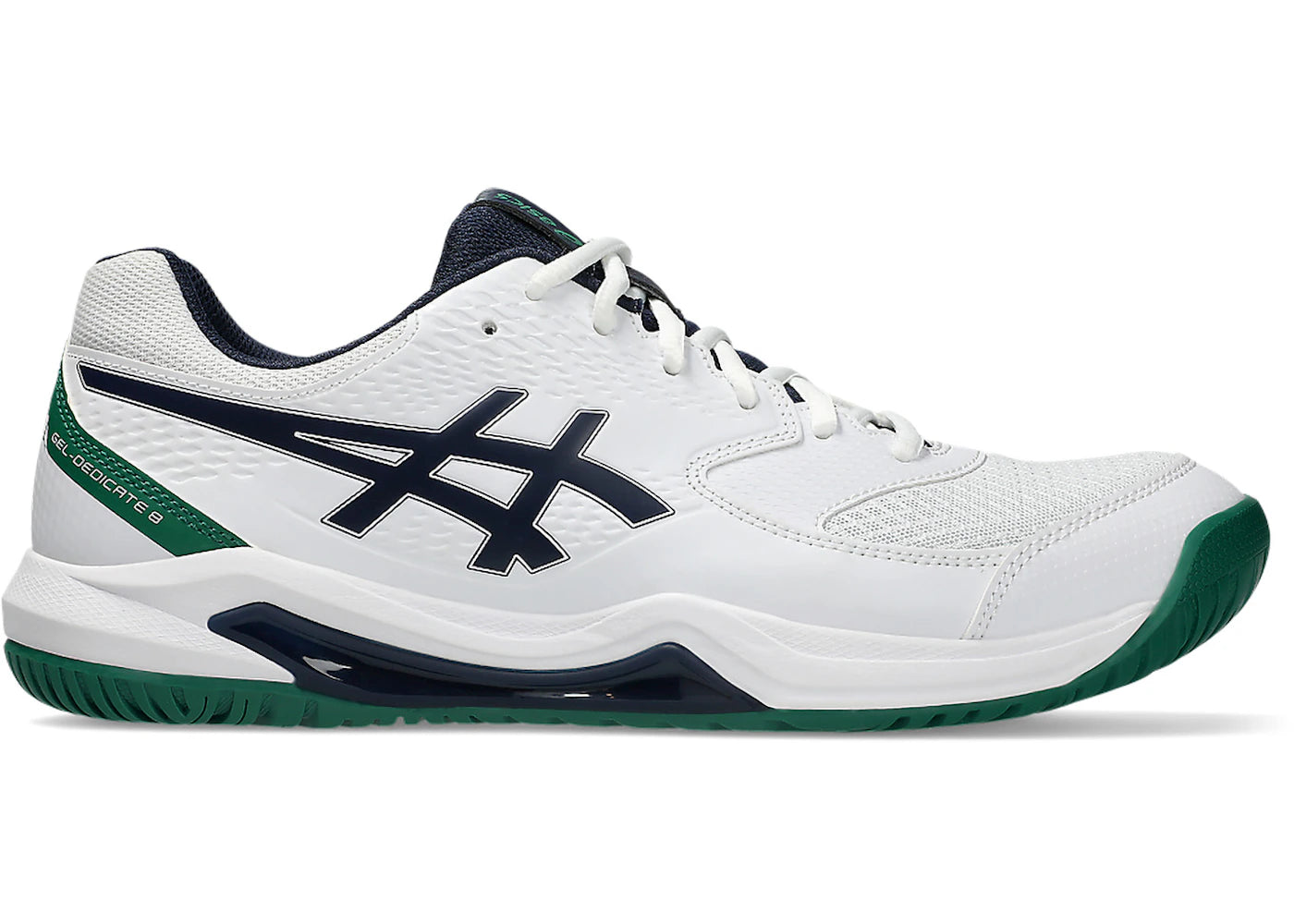 ASICS Gel-Dedicate 8 White Midnight - vue secondaire A