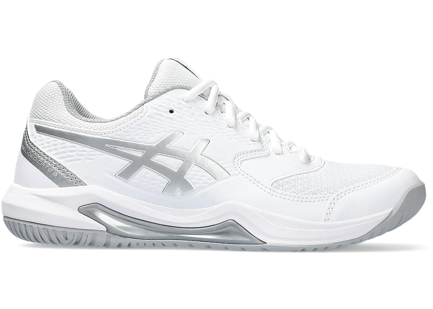 ASICS Gel-Dedicate 8 White Pure Silver (Women's) - vue 360