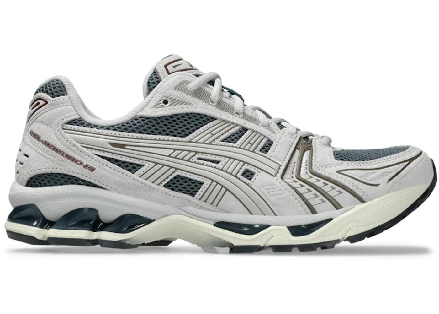 ASICS Gel-Kayano 14 Ironclad Cloud Grey - vue 360