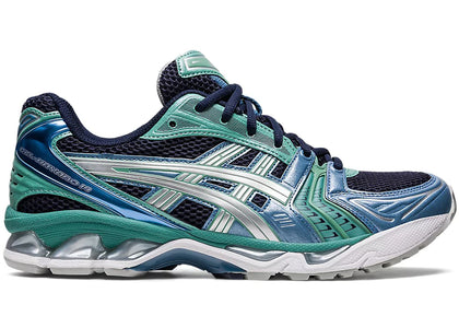 ASICS Gel-Kayano 14 Midnight Blue Pure Silver Aqua sneakers - authentic ASICS shoes