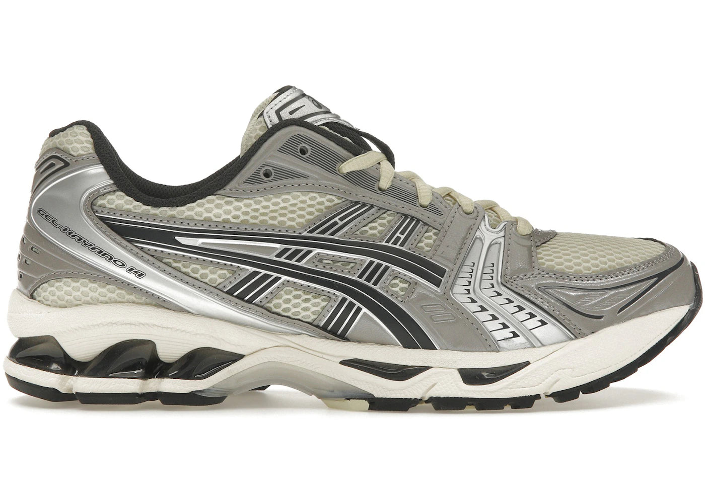 ASICS Gel-Kayano 14 Oyster White Steeple Grey - vue 360