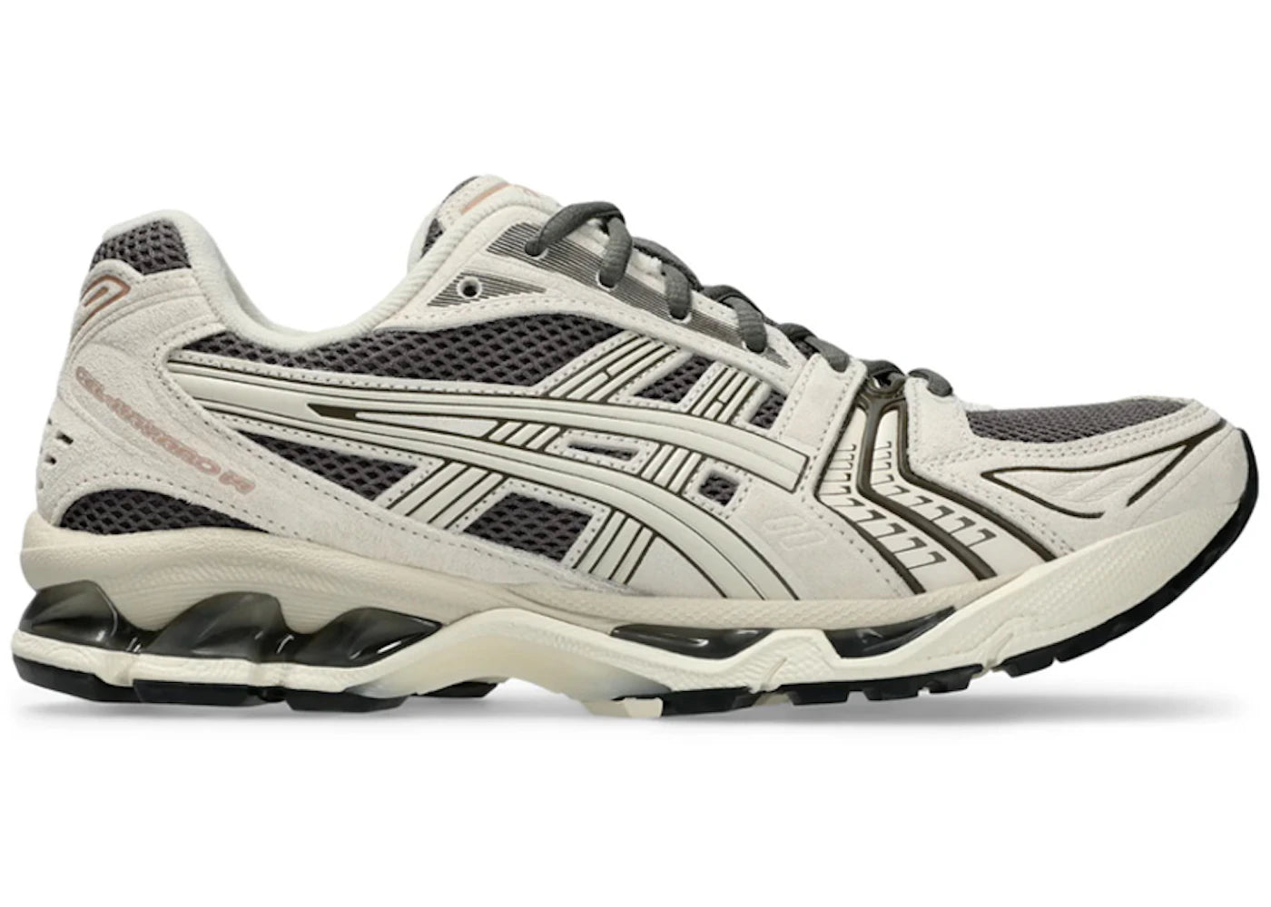 ASICS Gel-Kayano 14 Truffle Grey Oatmeal - vue 360
