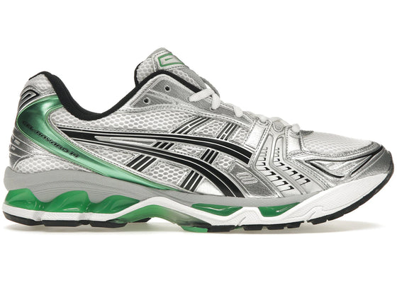 ASICS Gel-Kayano 14 White Malachite Green sneakers - authentic streetwear shoes