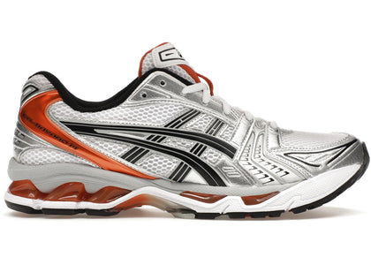 ASICS Gel-Kayano 14 White Piquant Orange sneakers - authentic streetwear shoes