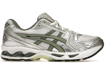ASICS Gel-Kayano 14 White Pure Silver Slate Grey Sage sneakers - authentic streetwear shoes