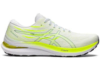 ASICS Gel-Kayano 29 White Velvet Pine Safety Yellow