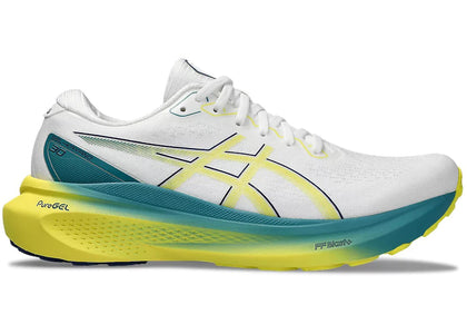 ASICS Gel-Kayano 30 White Bright Yellow - authentic ASICS sneakers