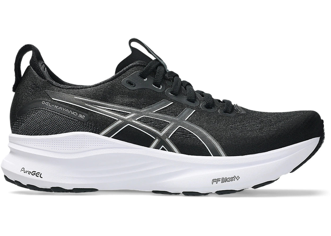 ASICS Gel-Kayano 32 Black White (Women's) - vue 360