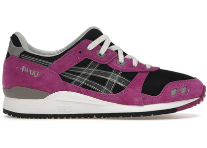 ASICS Gel-Lyte III OG Awake NY Black Pink sneakers - authentic streetwear shoes