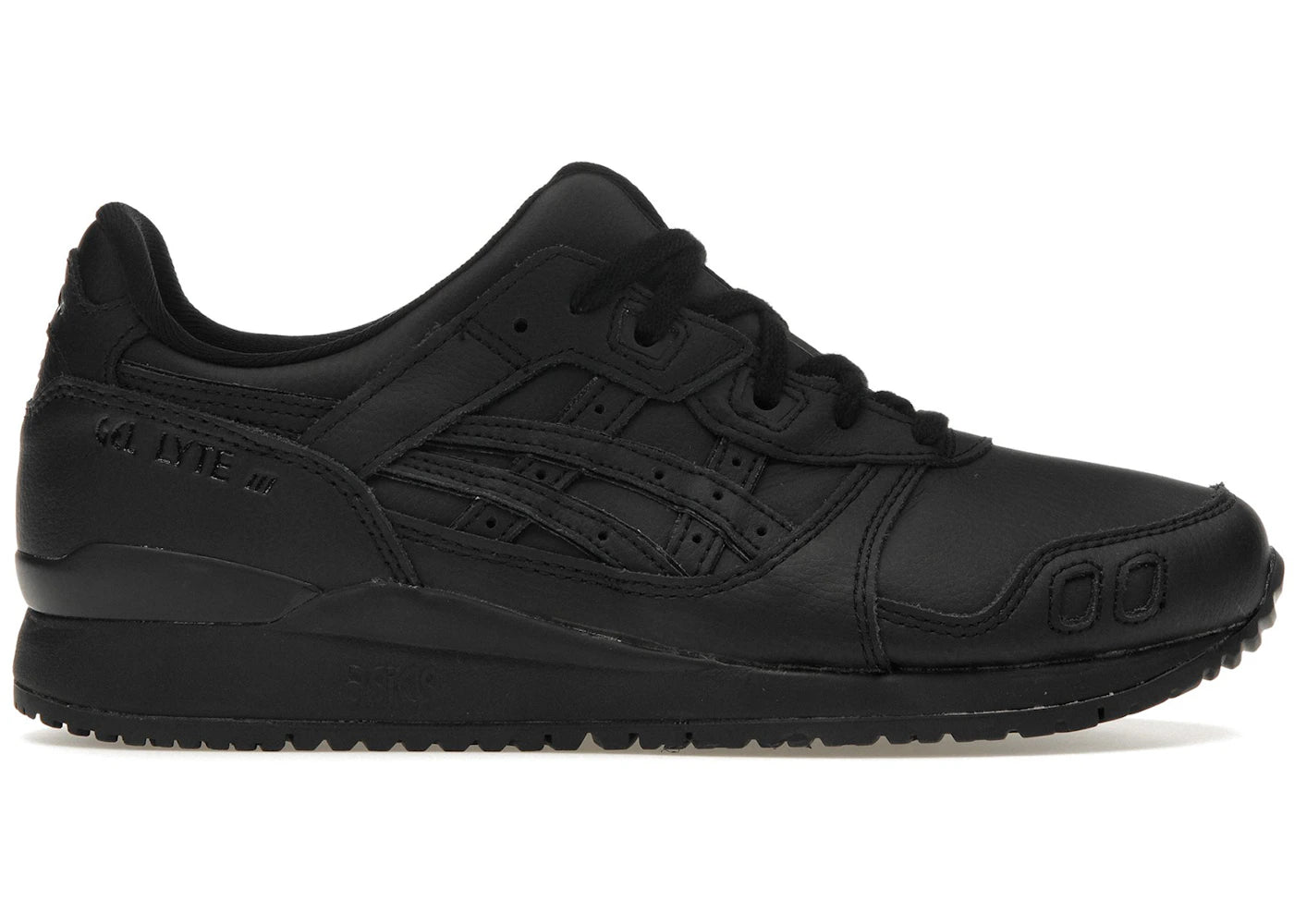 ASICS Gel-Lyte III OG Triple Black - vue 360