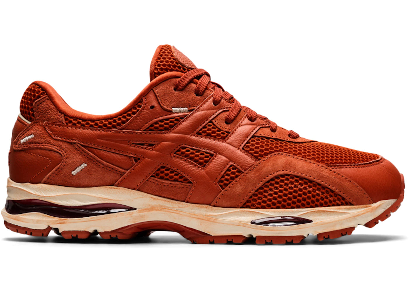ASICS Gel-MC Plus Denim Tears Red Clay Brick - vue 360