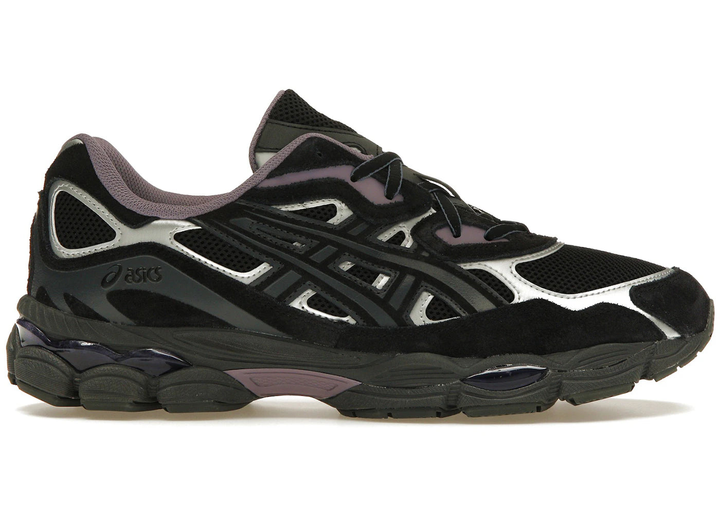 ASICS Gel-NYC Black Purple Graphite Grey