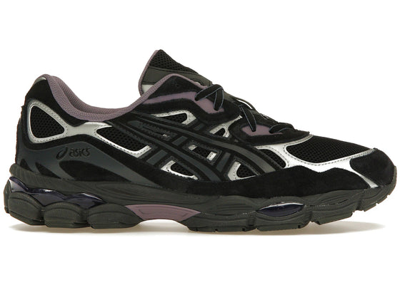 ASICS Gel-NYC Black Purple Graphite Grey sneakers - authentic streetwear shoes