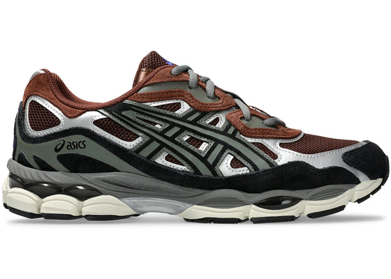 ASICS Gel-NYC Reddish Brown Steeple Grey sneakers - authentic streetwear shoes