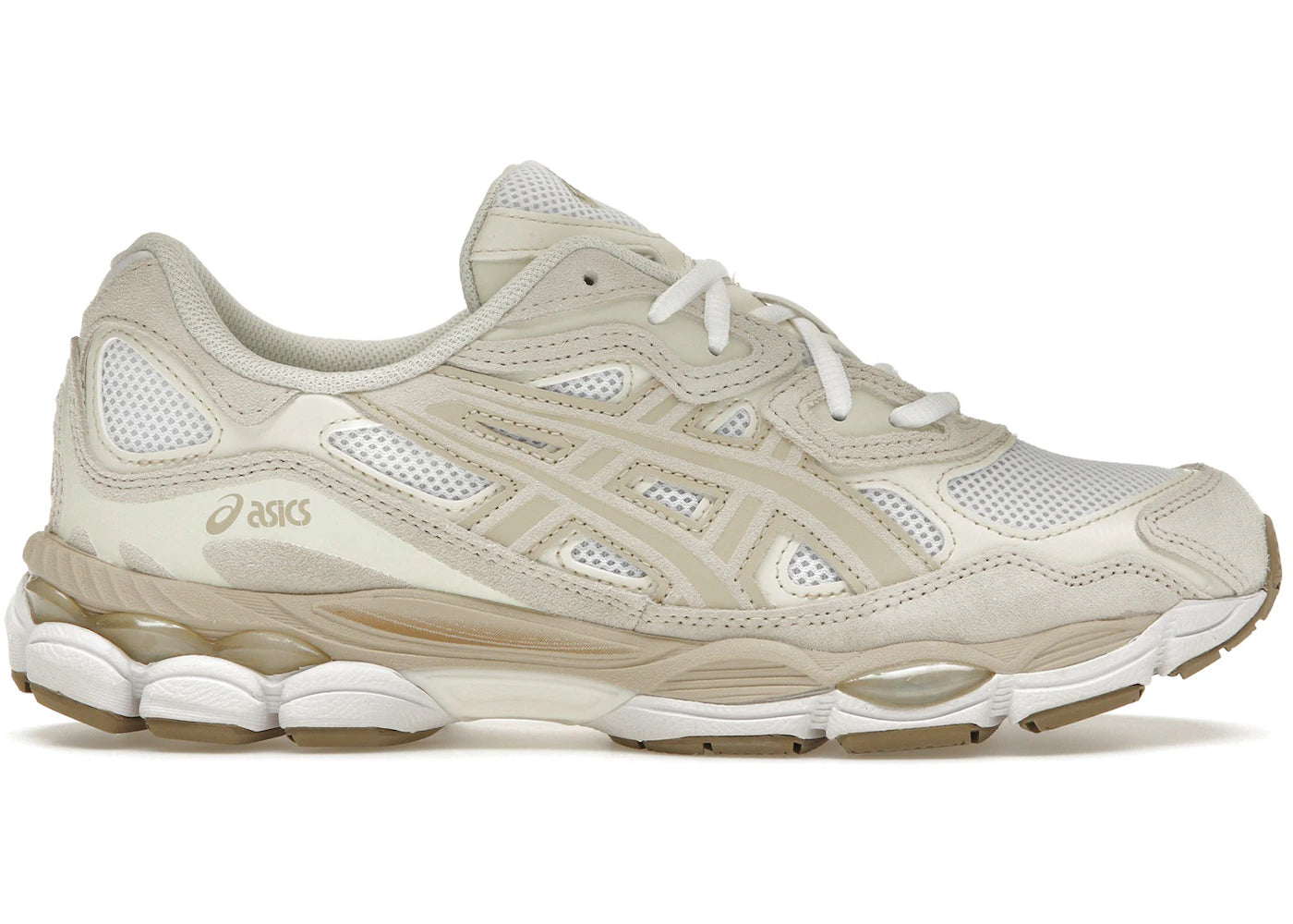 ASICS Gel-NYC White Feather Grey % - vue 360