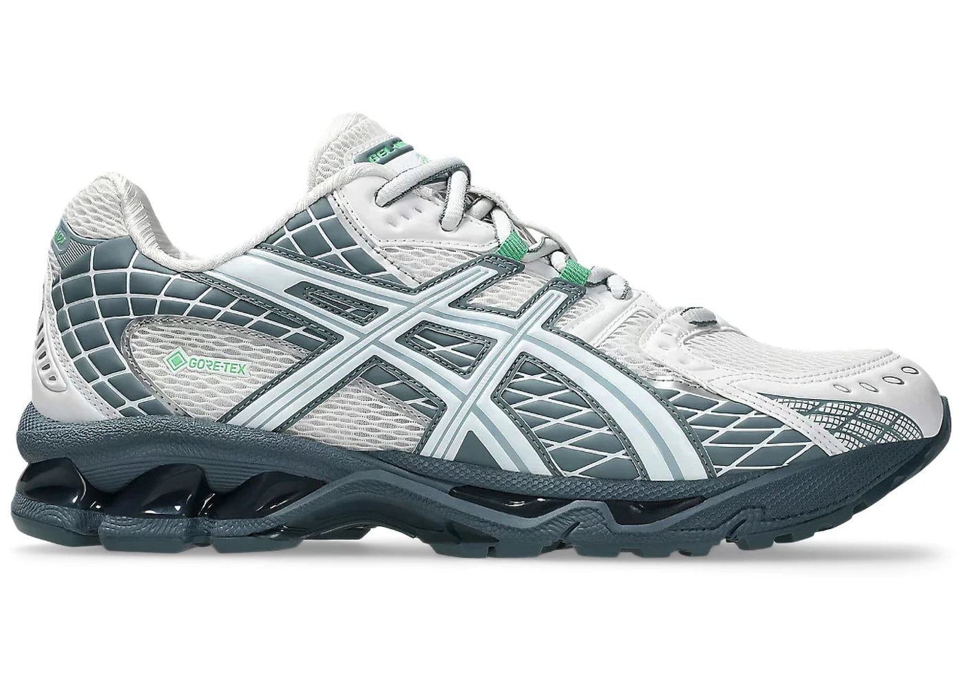 ASICS Gel-Nimbus 10.1 Gore-Tex White Fjord Grey - vue 360