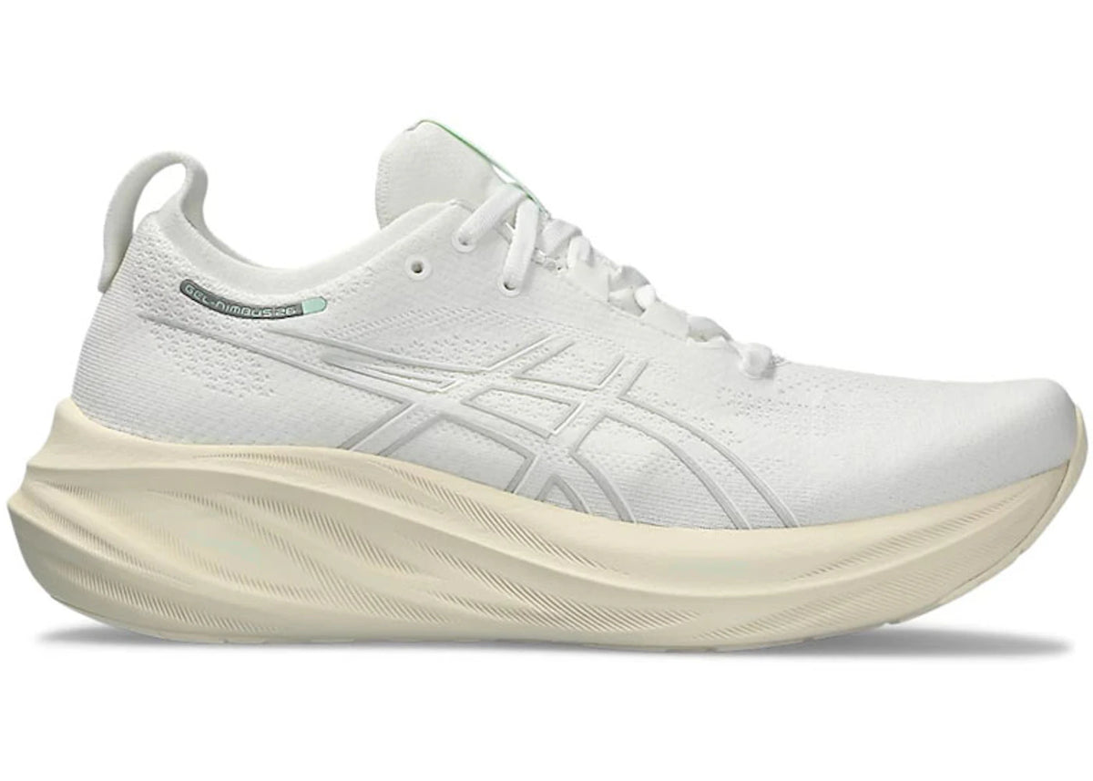 ASICS Gel-Nimbus 26 White Off White - vue 360