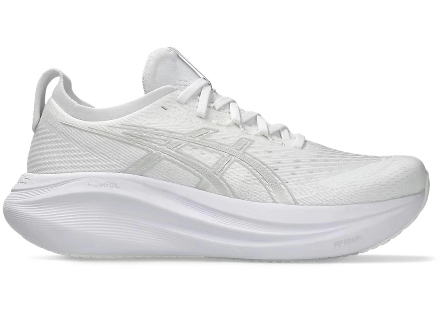 ASICS Gel-Nimbus 27 White Glacier Grey sneakers - authentic ASICS shoes