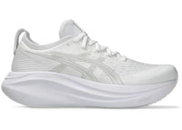 ASICS Gel-Nimbus 27 Weiß Gletschergrau