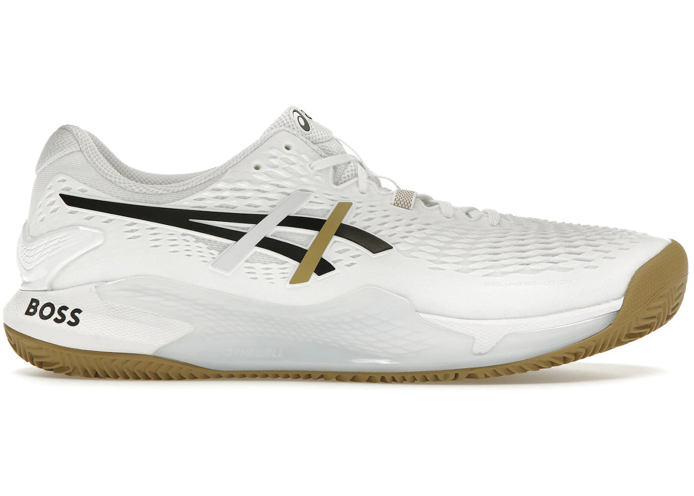 ASICS Gel-Resolution 9 Clay BOSS Matteo Berrettini White Camel