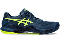 ASICS Gel-Resolution 9 Mako Blau Sicherheitsgelb